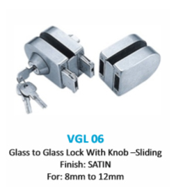 Glass Door Lock - Viscor